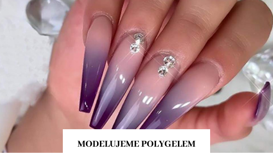 Modelování polygelem na šablony - moderní způsob prodloužení nehtů