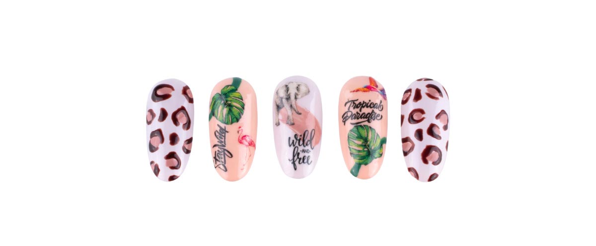 Safari kolekce STARNAILS - kompletní nabídka pro safari design