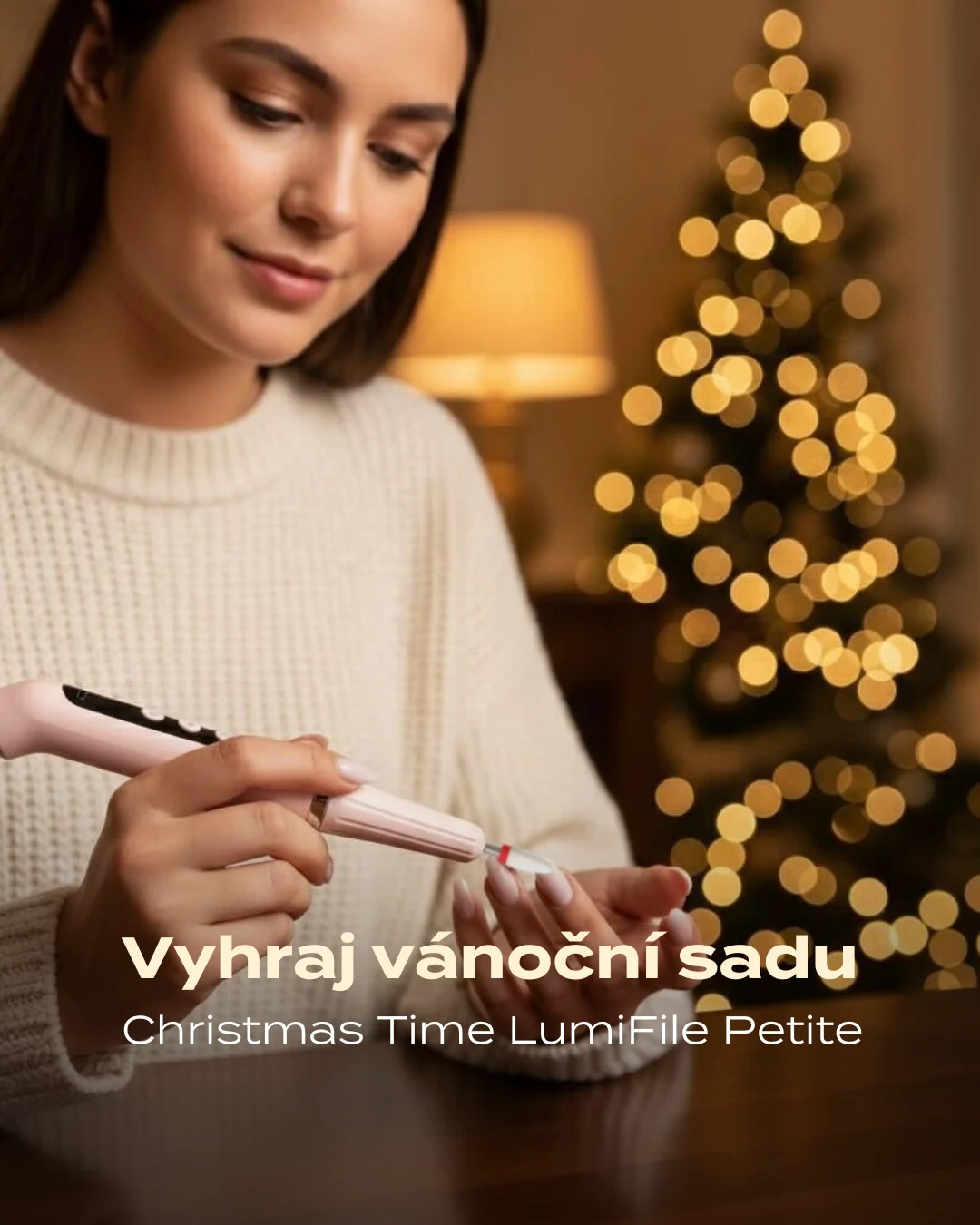 Vánoční dárková sada Christmas Time – LumiFile Petite 2v1 a vánoční olejíček