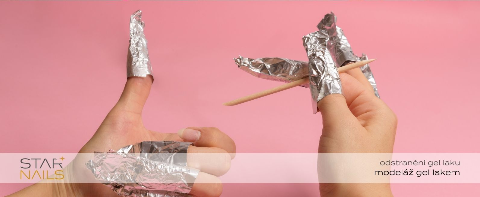 Odstranění gel laku – šetrná soak‑off metoda krok za krokem od STARNAILS