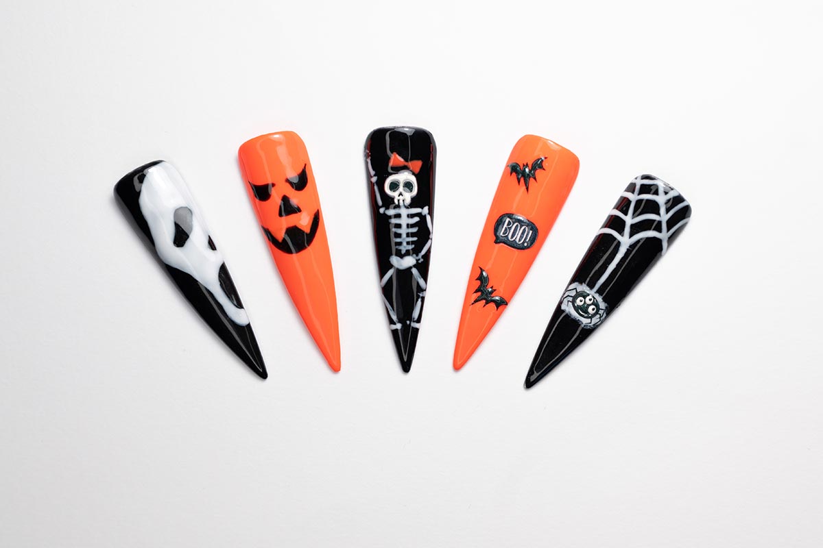 Halloweenské nehty - kreativní designy a inspirace pro Halloween party