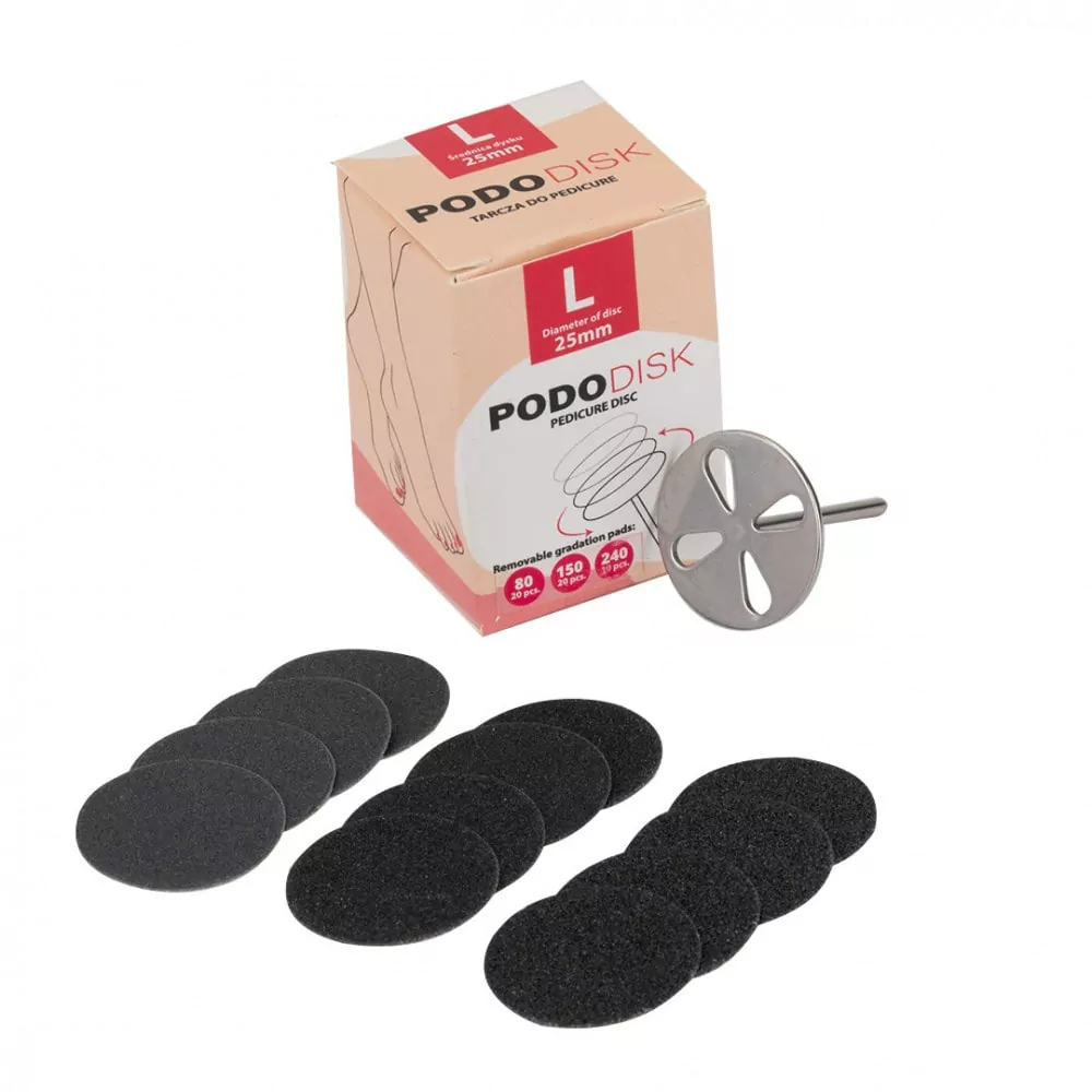 Pododisk na pedikúru L – použití při ošetření chodidel