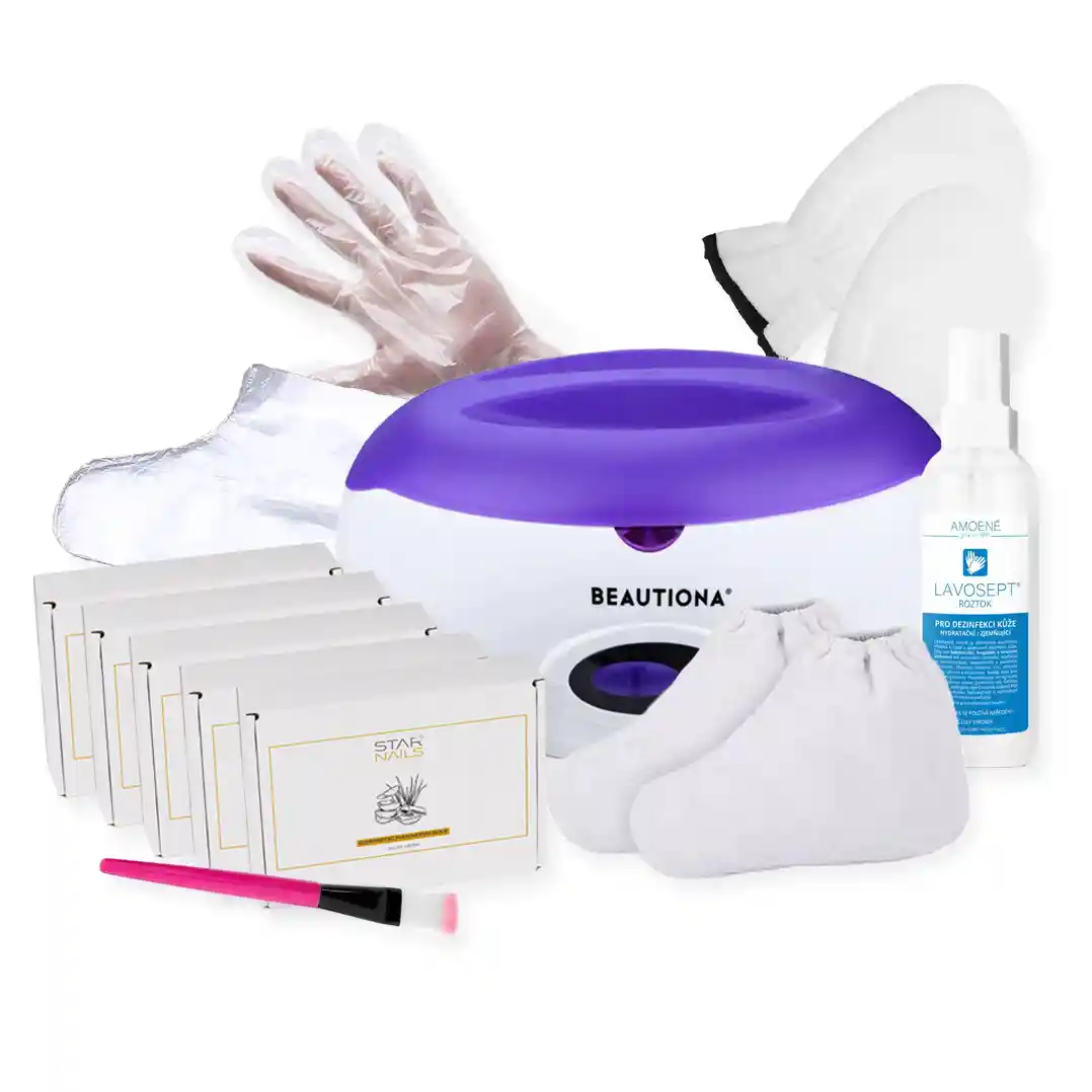 Paraffin Wax Therapy Aloe Vera &ndash; Luxusn&iacute; paraf&iacute;nov&aacute; sada pro dom&aacute;c&iacute; SPA p&eacute;či o ruce a nohy