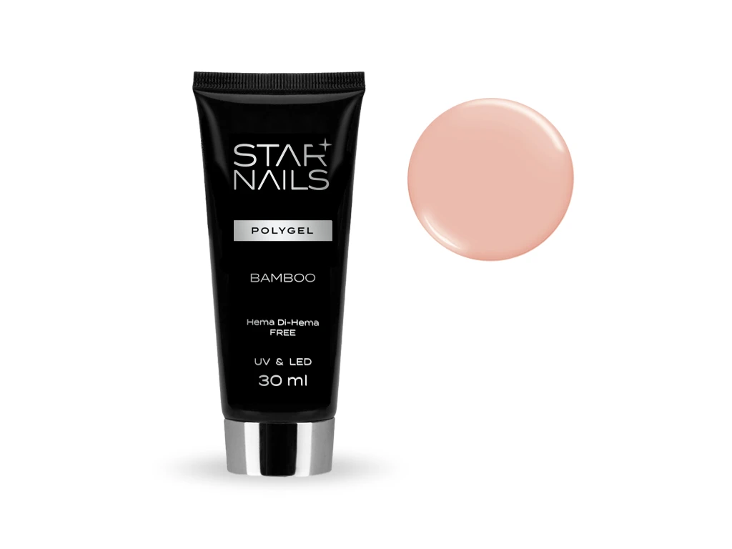 UV/LED Polygel STARNAILS Bamboo 006 - aplikace