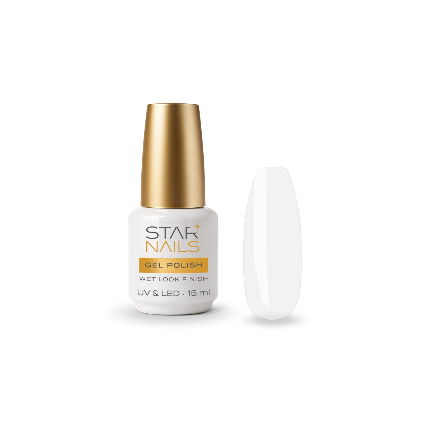 UV/LED Gel Polish Wet Look Finish – lesklý top s efektem skla