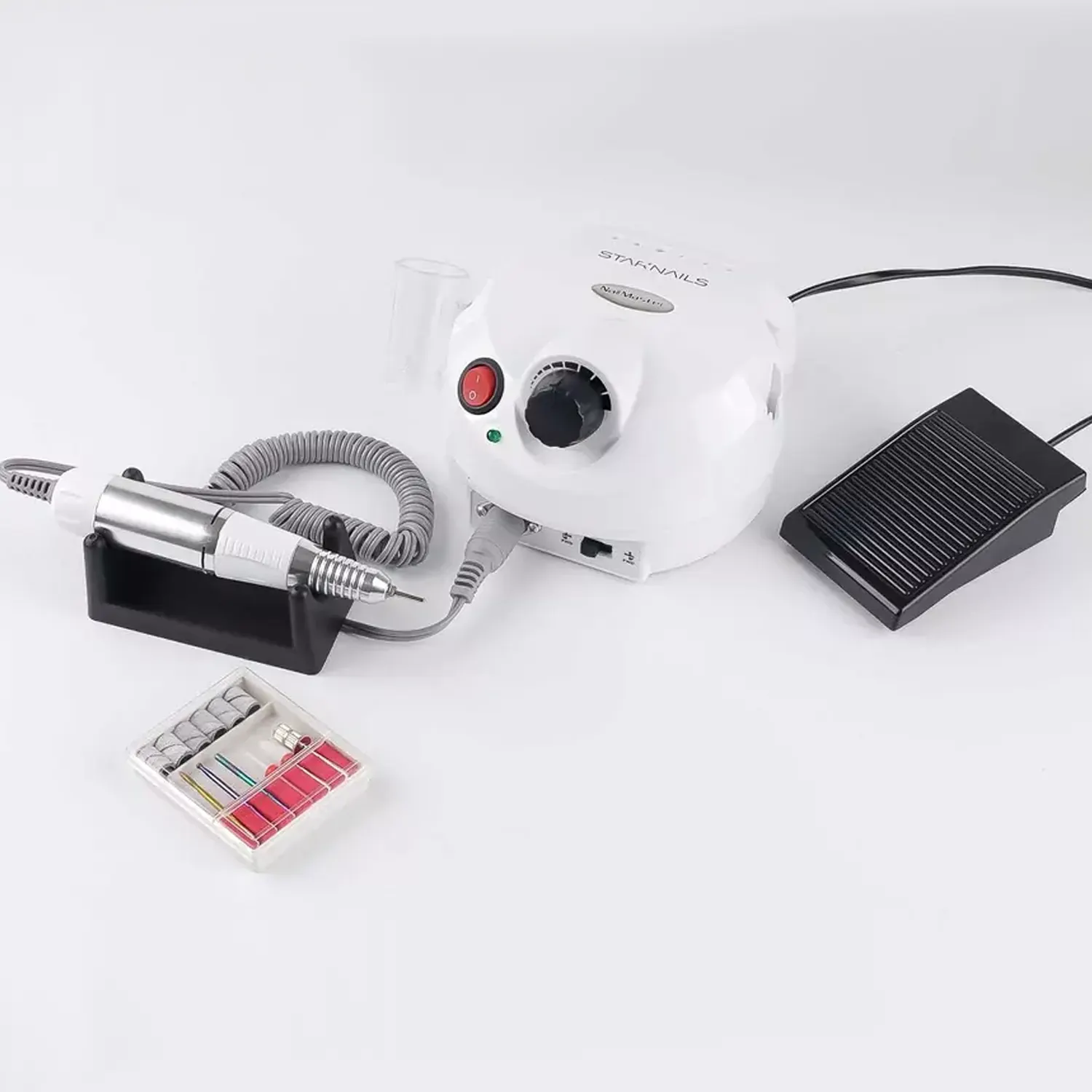 Obsah balení Nail Drill DM202 – bruska na nehty