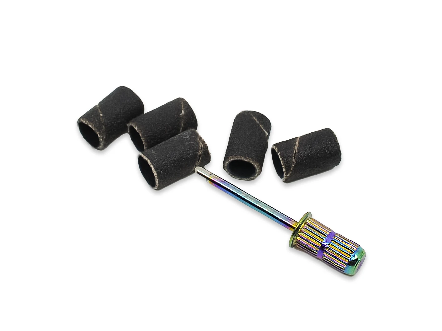 Sada STARNAILS Sanding Bands with Holder - brusné válečky s nástavcem 80 ks