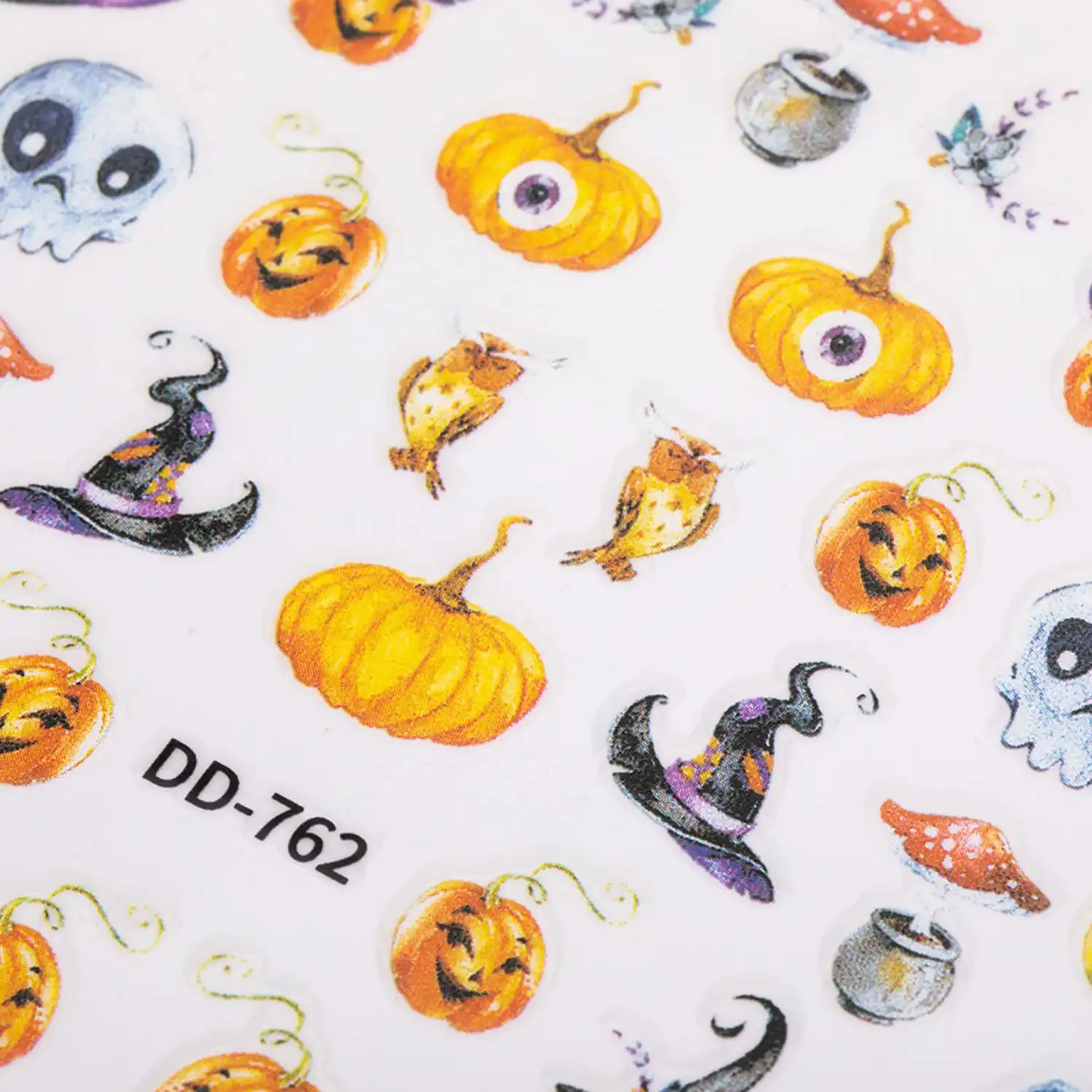 Postup aplikace samolepek Happy Halloween DD-762