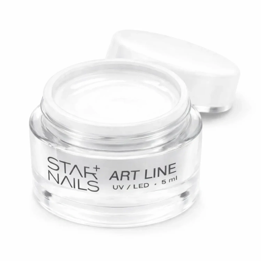UV/LED Gel Art Line SN 1700 White &ndash; aplikace zdobic&iacute;ho gelu
