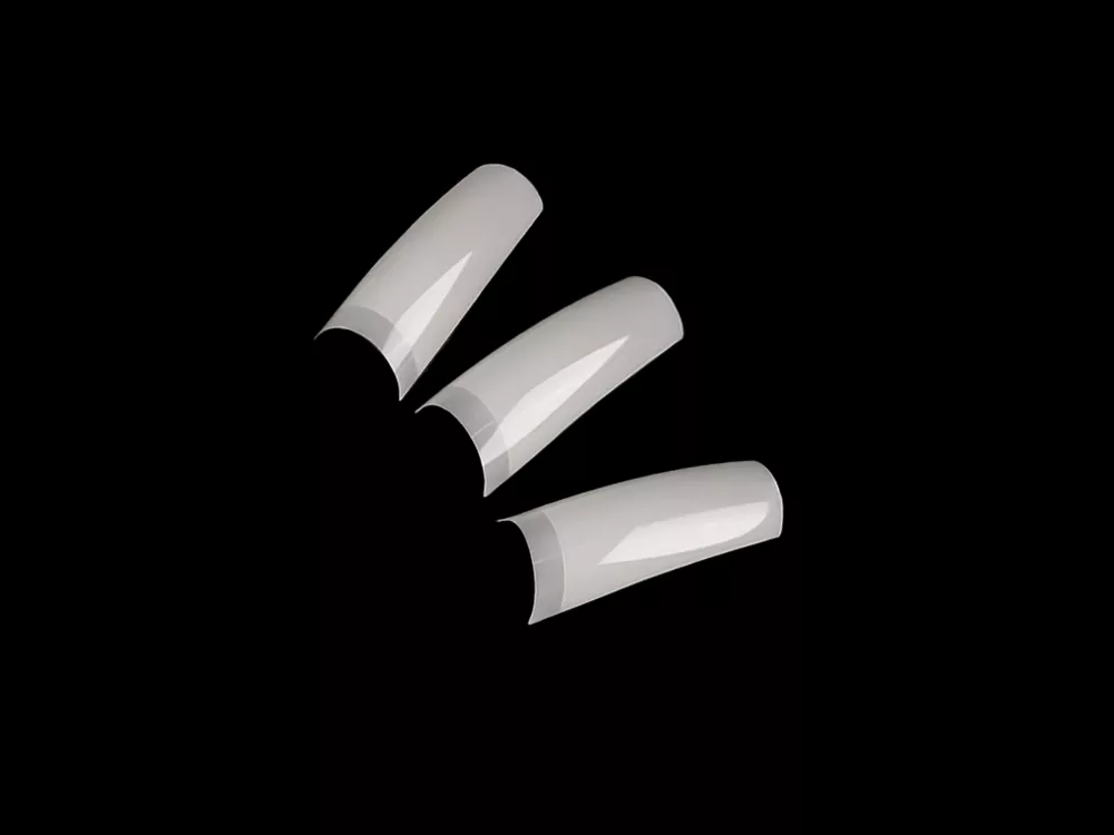 Aplikace tipů CLEAR tvar balerina STARNAILS