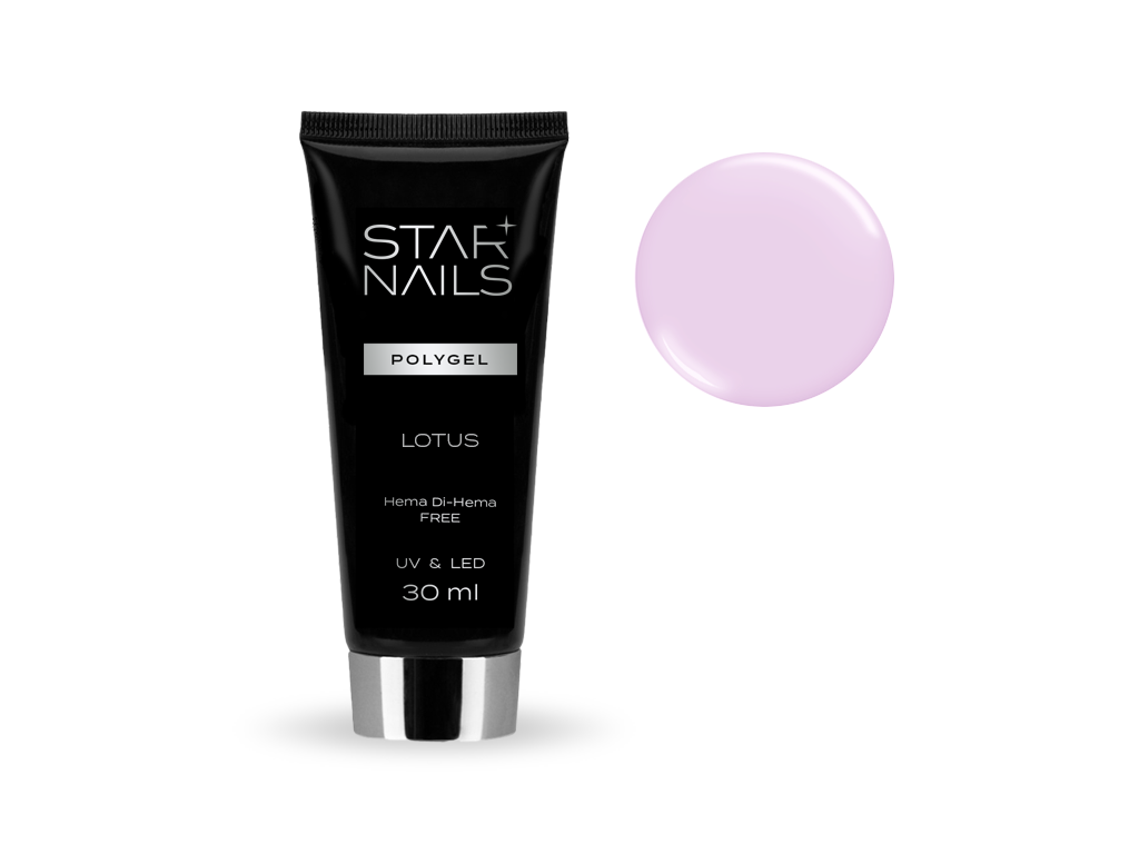 UV/LED Polygel STARNAILS Lotus 007 - aplikace