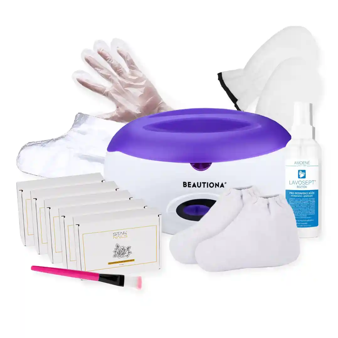 Paraffin Wax Therapy Rose – Luxusní parafínová sada pro domácí SPA péči o ruce a nohy
